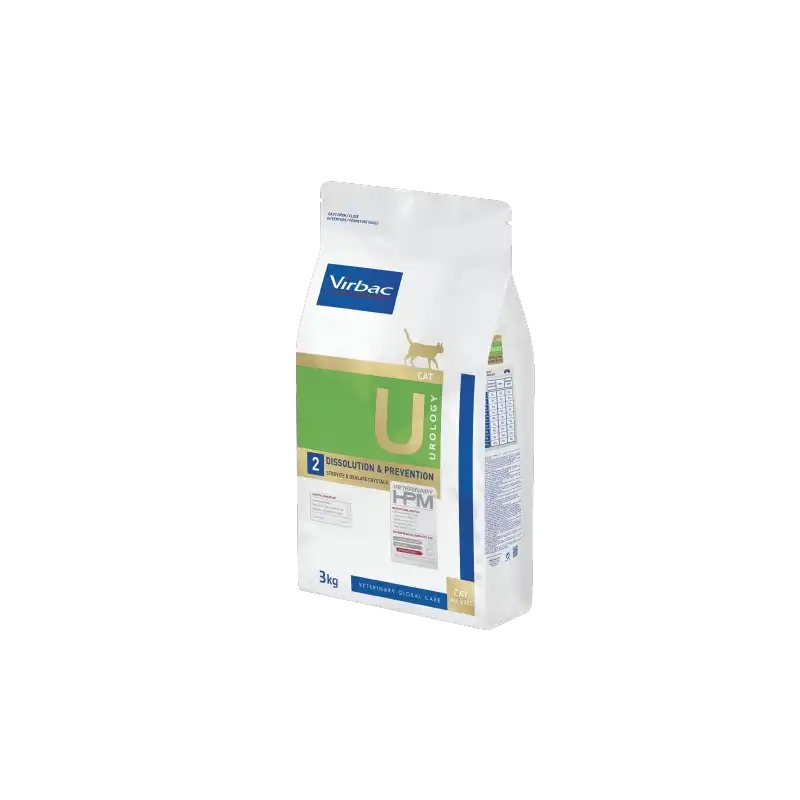 HPM Dieta para gatos U2-cat urology dissolution & prevention problemas urinarios 1.5, 1.50 kg - Virbac HPM - Comparador de precios