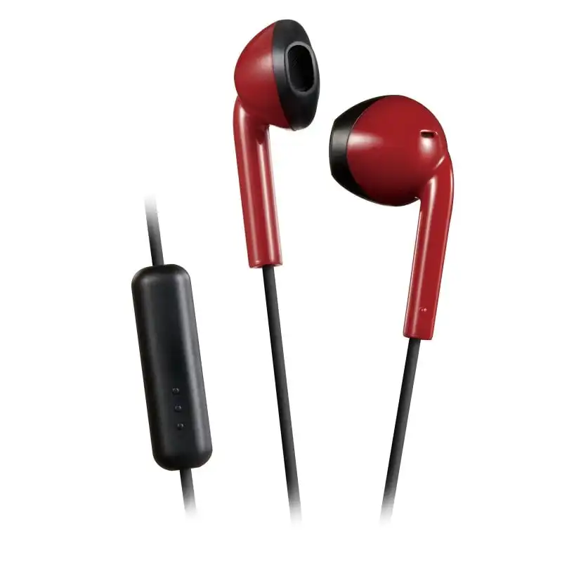JVC HA-F19M Auriculares con Micrófono Rojo