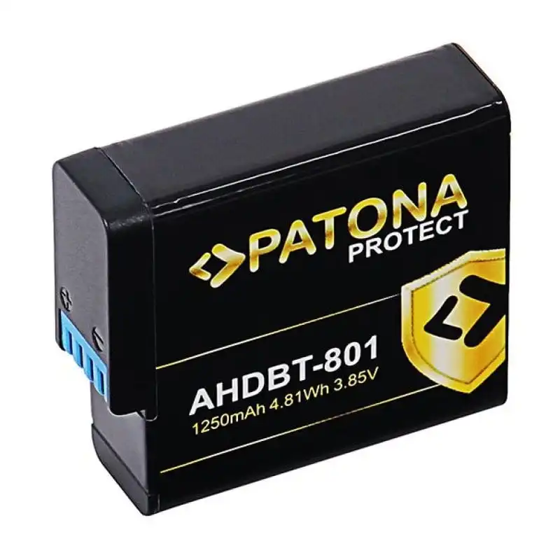 Patona Protect Batería AHDBT-801 para Cámaras GoPro Hero 8/7/6/5
