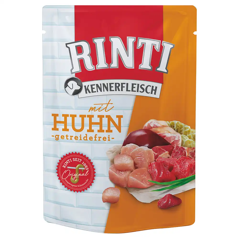 RINTI Kennerfleisch en bolsitas 10 x 400 g - Pollo