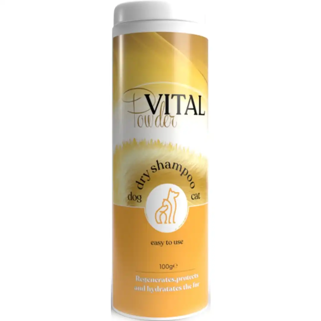 ROVETPHARMA Champú Seco Vital en Polvo para Perros y Gatos - 100 g No relevante - Rovetpharma - Comparador de precios