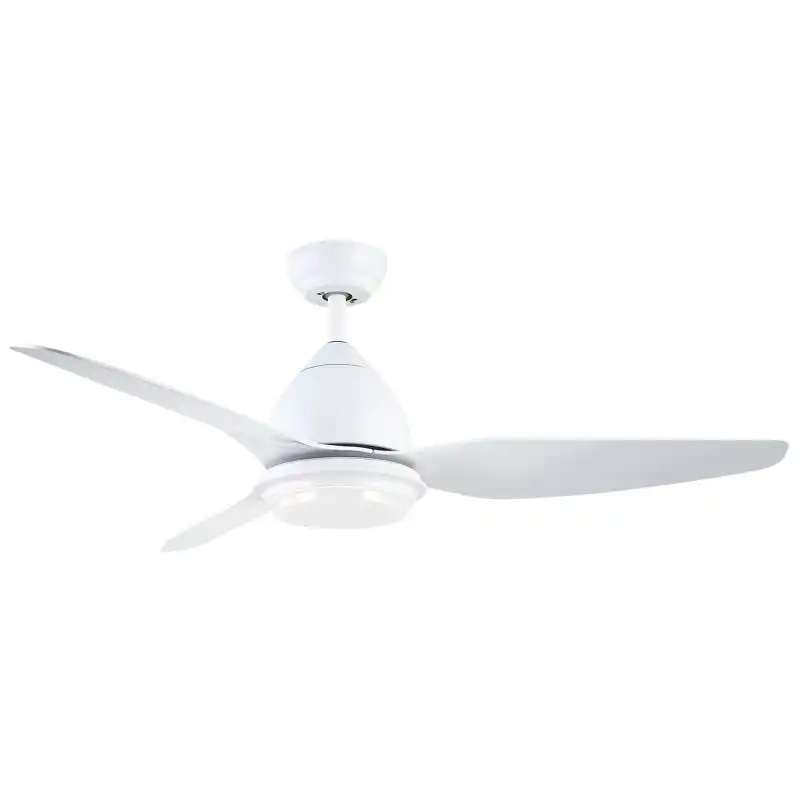 Sulion Ventilador de Techo con Luz LED y Mando 18W Blanco