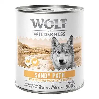Wolf of Wilderness Expedition 6 x 800 g - Sandy Path - Ave con pollo - Wolf of Wilderness - Comparador de precios