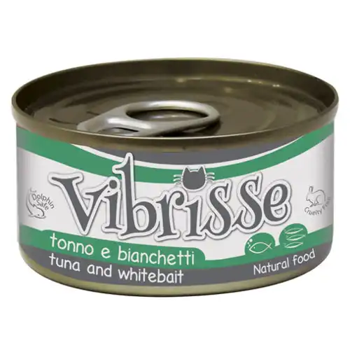 Comida natural Vibrisse Atún y Chanquetes 70 gr.