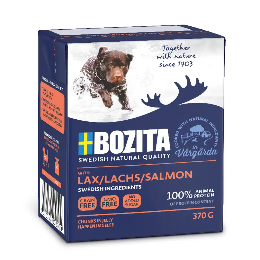 Bozita Bocaditos en gelatina 6 x 370 g - Salmón