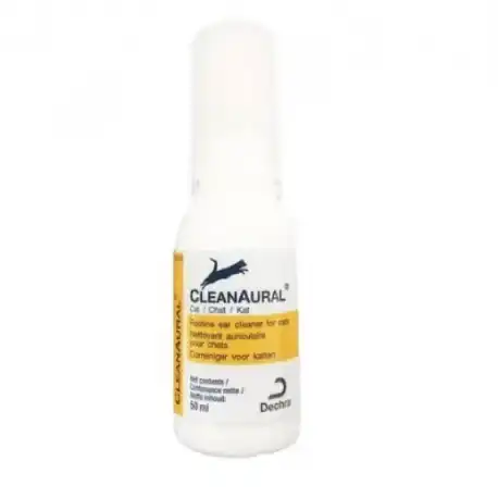 CLEAN AURAL Limpiador de oidos para gatos 50 ml., 0.05 kg - Dechra - Comparador de precios