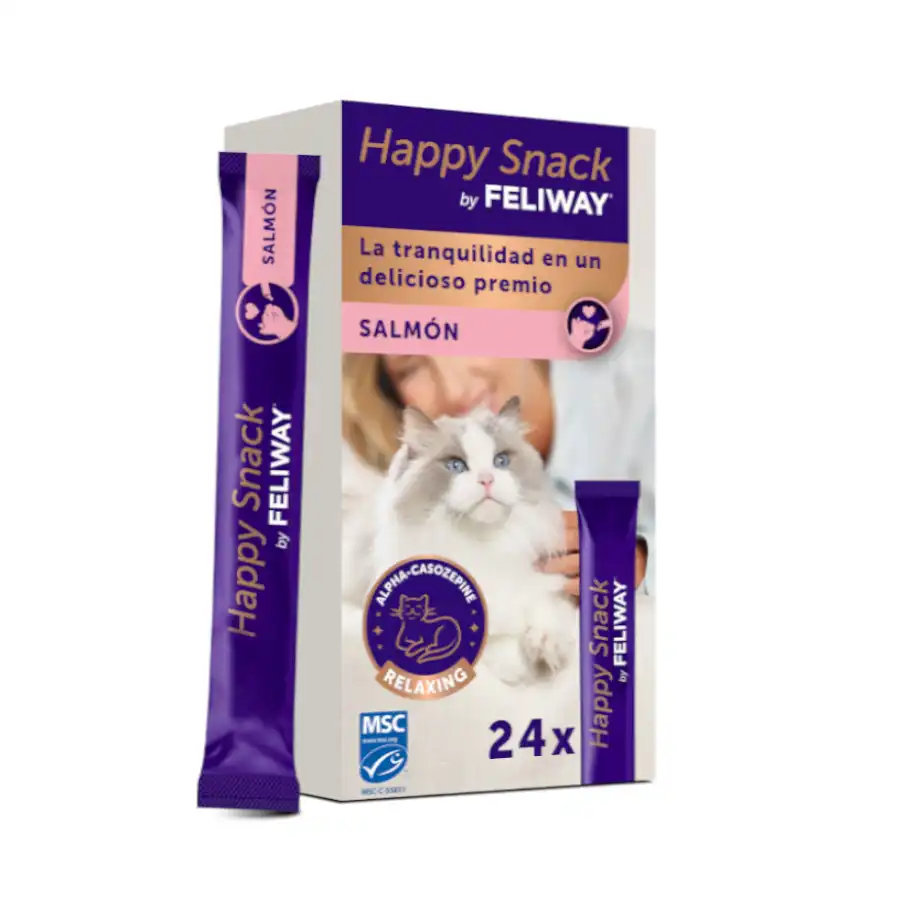 Feliway Ceva Happy Snacks Salmón para gatos 6 barritas - Feliway - Comparador de precios