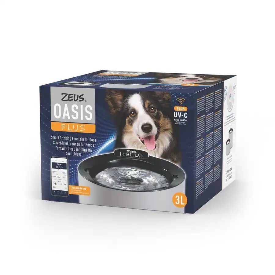 Fuente para perros Zeus Oasis Plus Inteligente - 3 l - Zeus - Comparador de precios