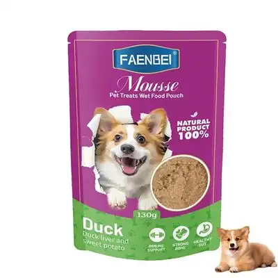 FurryFusion Alimento húmedo para perros con sabor a atún, 4 x 130 g - Pato - Furry Fusion - Comparador de precios