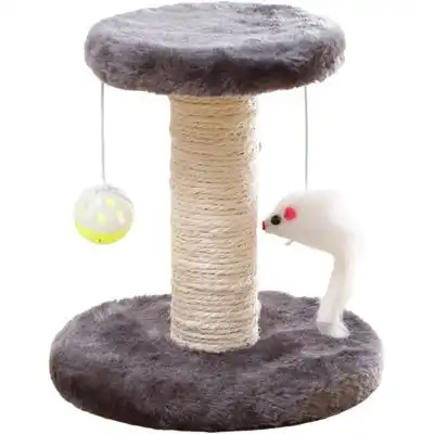 HausPets Con rascador y juguete para gatitos, gris - Gris - HausPets - Comparador de precios