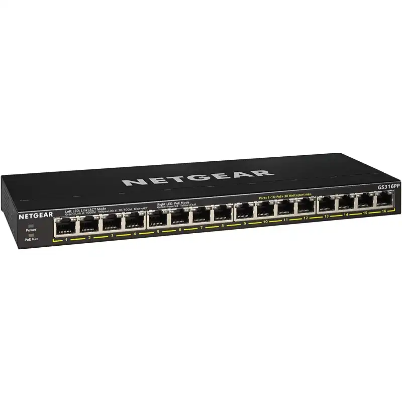 Netgear GS316PP-100EUS Switch 16 Puertos Gigabit