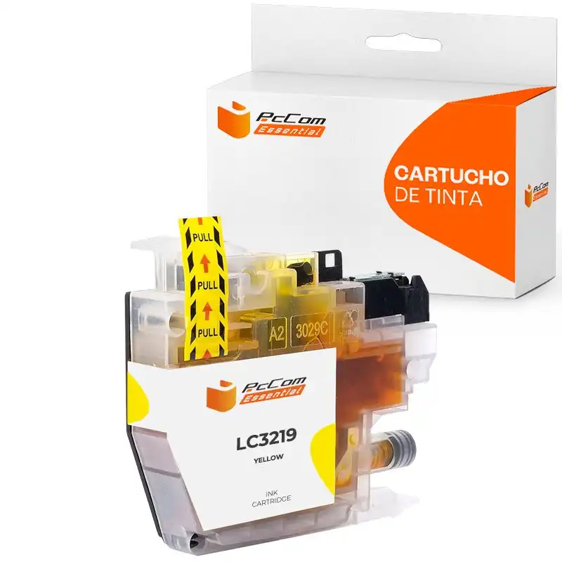 Pccom Essential Brother Lc3219xl Cartucho Tinta Compatible Amarillo