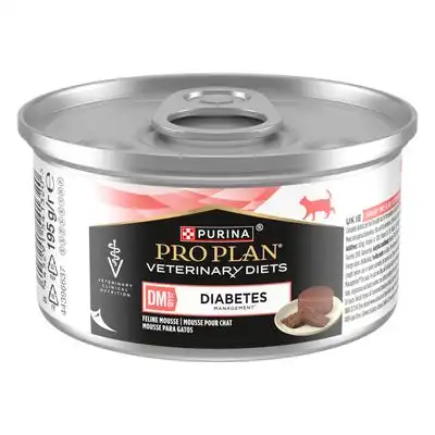 PURINA PRO PLAN Veterinary Diets Feline DM ST/OX Diabetes Management Mousse - 24 x 195 g - Purina Pro Plan Veterinary Diets - Comparador de precios