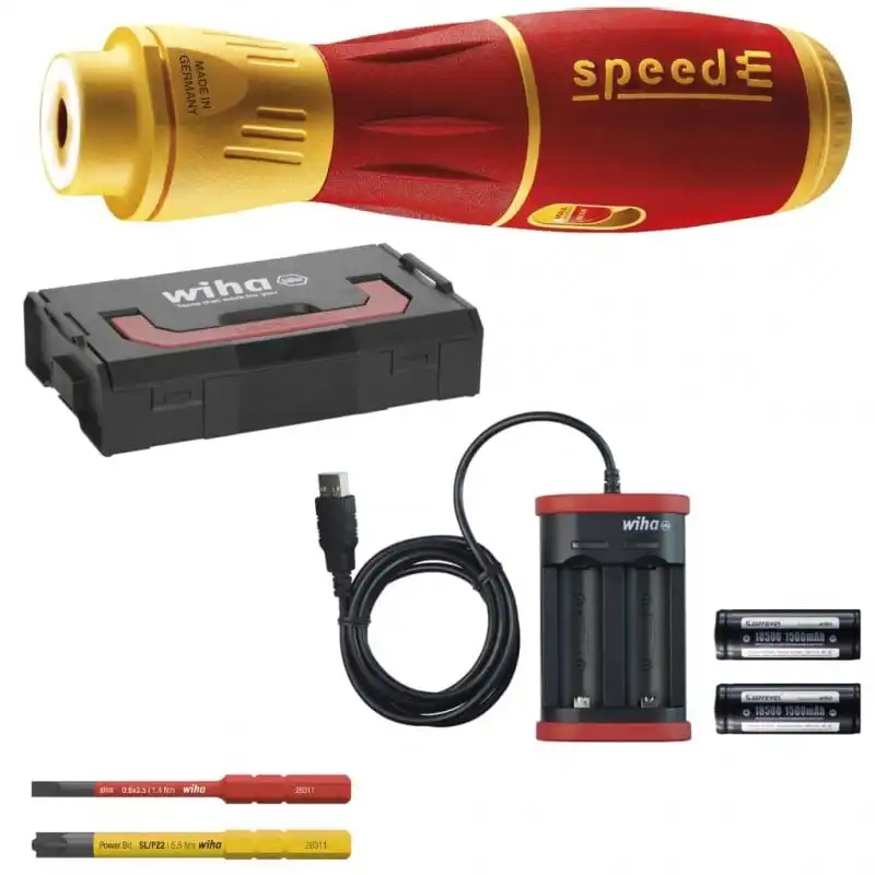 Wiha Speede II Set Destornillador Eléctrico 7 Piezas