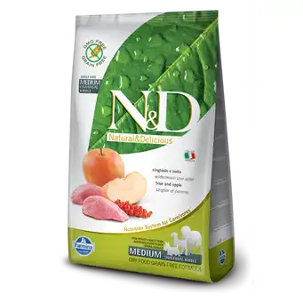 Farmina N&D Grain Free Adult Medium jabalí 800 gr.