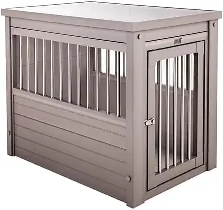 FINCA CASAREJO Jaula Confort Modelo Arkansas gris Perrera de Interior para Perros - 74,9x53,6x64 cm - Finca Casarejo - Comparador de precios