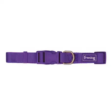 Freedog Collar nylon basico de color lila para su mascota 2 cm - Freedog - Comparador de precios