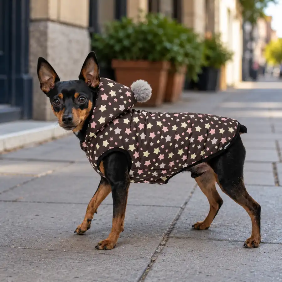 Gotoo Abrigo Estrellas con Capucha y Pompón para perros - Gotoo - Comparador de precios
