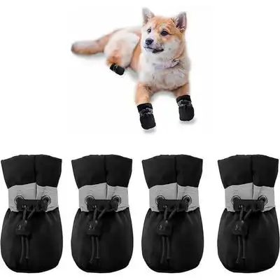 IntiMeg Botas de lluvia para perros - Negro M - IntiMeg - Comparador de precios