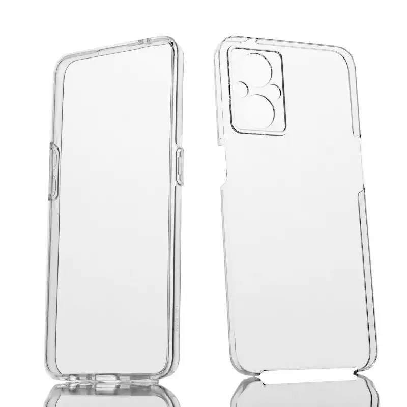 Max Power Digital Funda Doble Cara 360 Grados Silicona Transparente Para Oppo Reno 8 Lite / A96 5g