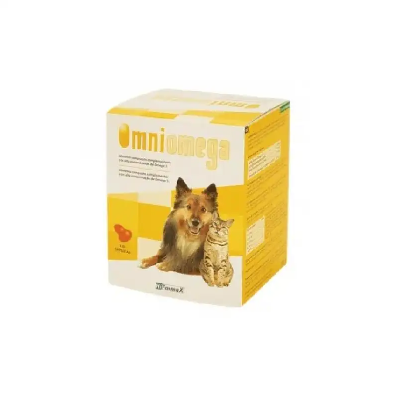 Omniomega complemento nutricional para perros y gatos, Cápsulas 120