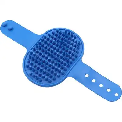 Pawffee Cepillo de baño de silicona azul: masaje y aseo para perros y gatos - 1 pieza - Pawffee - Comparador de precios