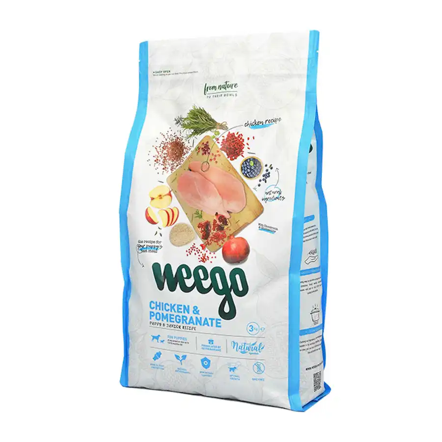 Pienso para cachorros sabor Pollo y Granada - Weego - Comparador de precios