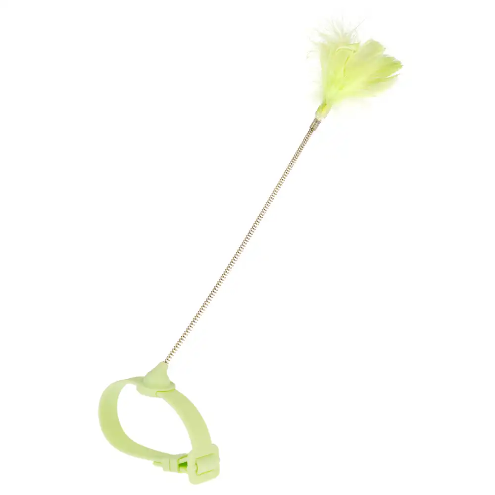 Plumero TIAKI con collar para gatos - 1 unidad