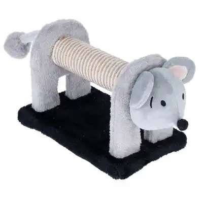 Rascador en forma de ratón TIAKI para gatos - gris/negro - TIAKI - Comparador de precios
