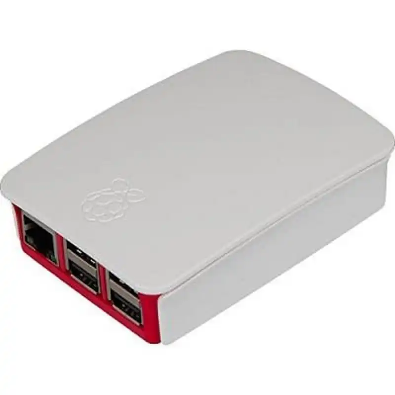 Raspberry Carcasa Blanca/Roja para Raspberry Pi 4