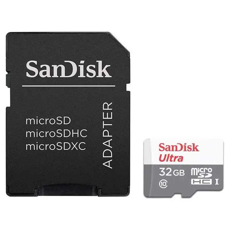 Sandisk Ultra MicroSDHC 32GB UHS-I Clase 10 + Adaptador SD