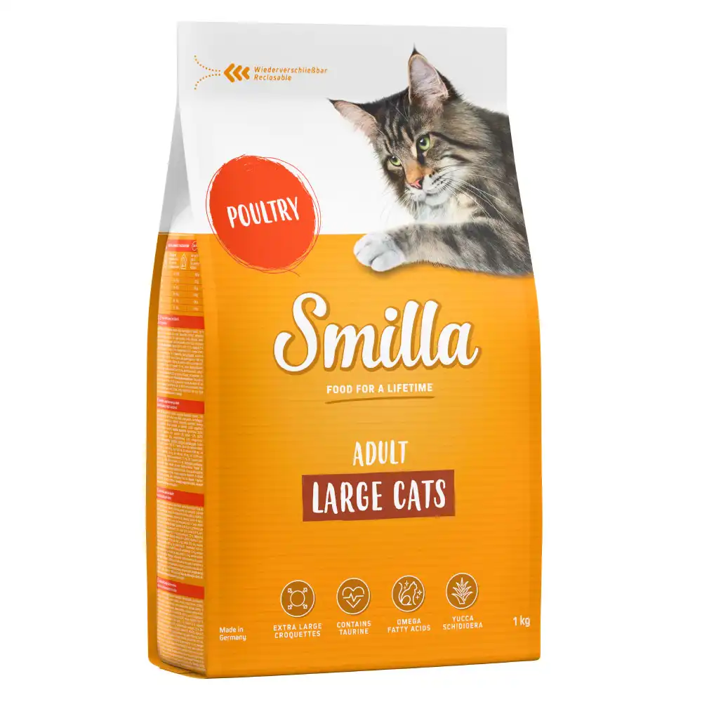 Smilla Adult Gatos XXL con ave - 1 kg - Smilla - Comparador de precios