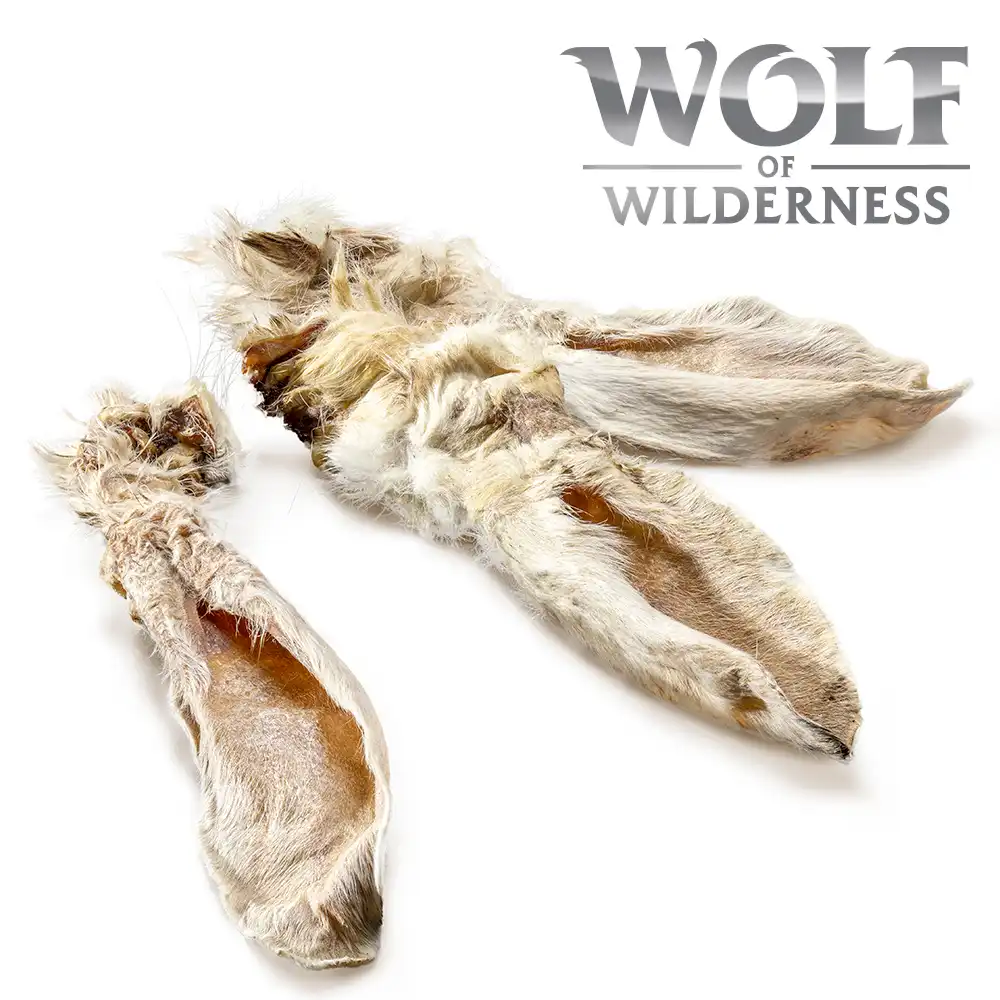 Wolf of Wilderness orejas de conejo con pelo - 400 g - Wolf of Wilderness - Comparador de precios