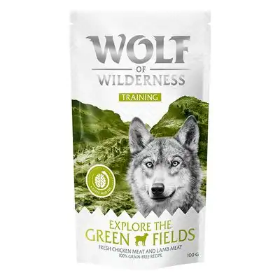 Wolf of Wilderness Training Explore the Green Fields con pollo y cordero - 100 g - Wolf of Wilderness - Comparador de precios