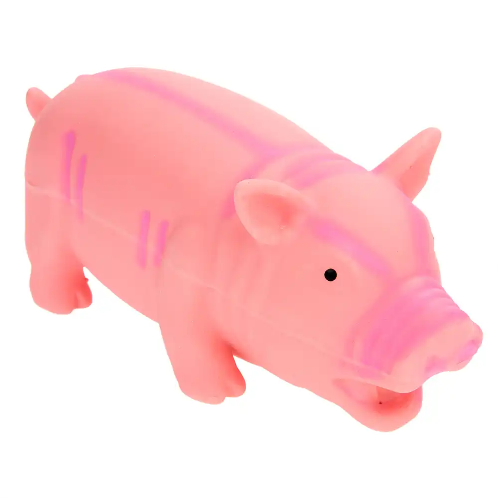 Cerdito de látex con sonido color rosa - Rosa (23 cm aprox.) - bitiba - Comparador de precios