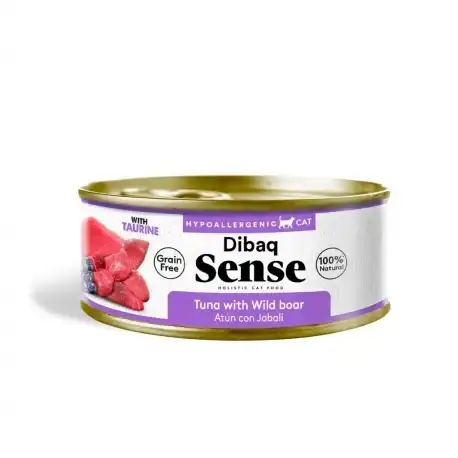 Dibaq Sense Cat Atún y Jabalí con arándanos (12uds x 70g) - Dibaq - Comparador de precios