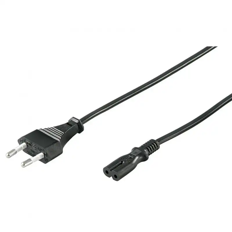 Goobay Cable de Alimentación IEC-320/C7 50cm Negro