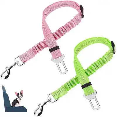 HausPets Cinturón seguridad ajustable 2 piezas perros, 53 a 75 cm, rosa - Artículo 1 - HausPets - Comparador de precios