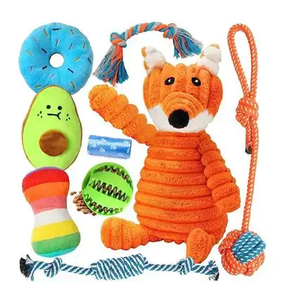 IntiMeg Conjunto de 9 juguetes interactivos para perros - Una pieza - IntiMeg - Comparador de precios