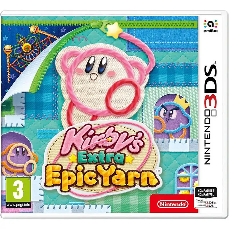 Más Kirby en el Reino de los Hilos Nintendo 3DS