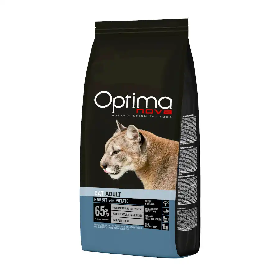 Optima Nova Grain Free Conejo pienso para gatos 2 kg - Optimanova - Comparador de precios