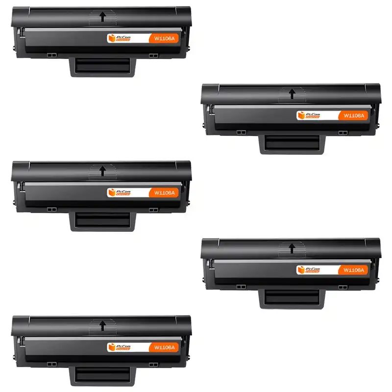 Pccom Essential HP 106A/W1106A Tóner Compatible Negro Pack 5