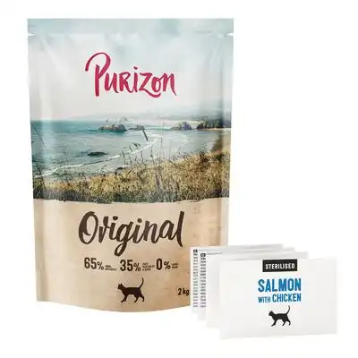 Purizon Sterilised Adult salmón con pollo, sin cereales - NUEVO: 2 kg - Purizon - Comparador de precios