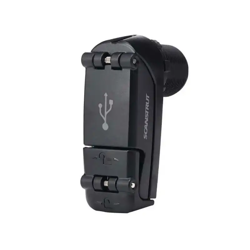 Scanstrut Rokk Charge Pro Toma Doble de Carga Rápida Conectores USB-A y USB-C