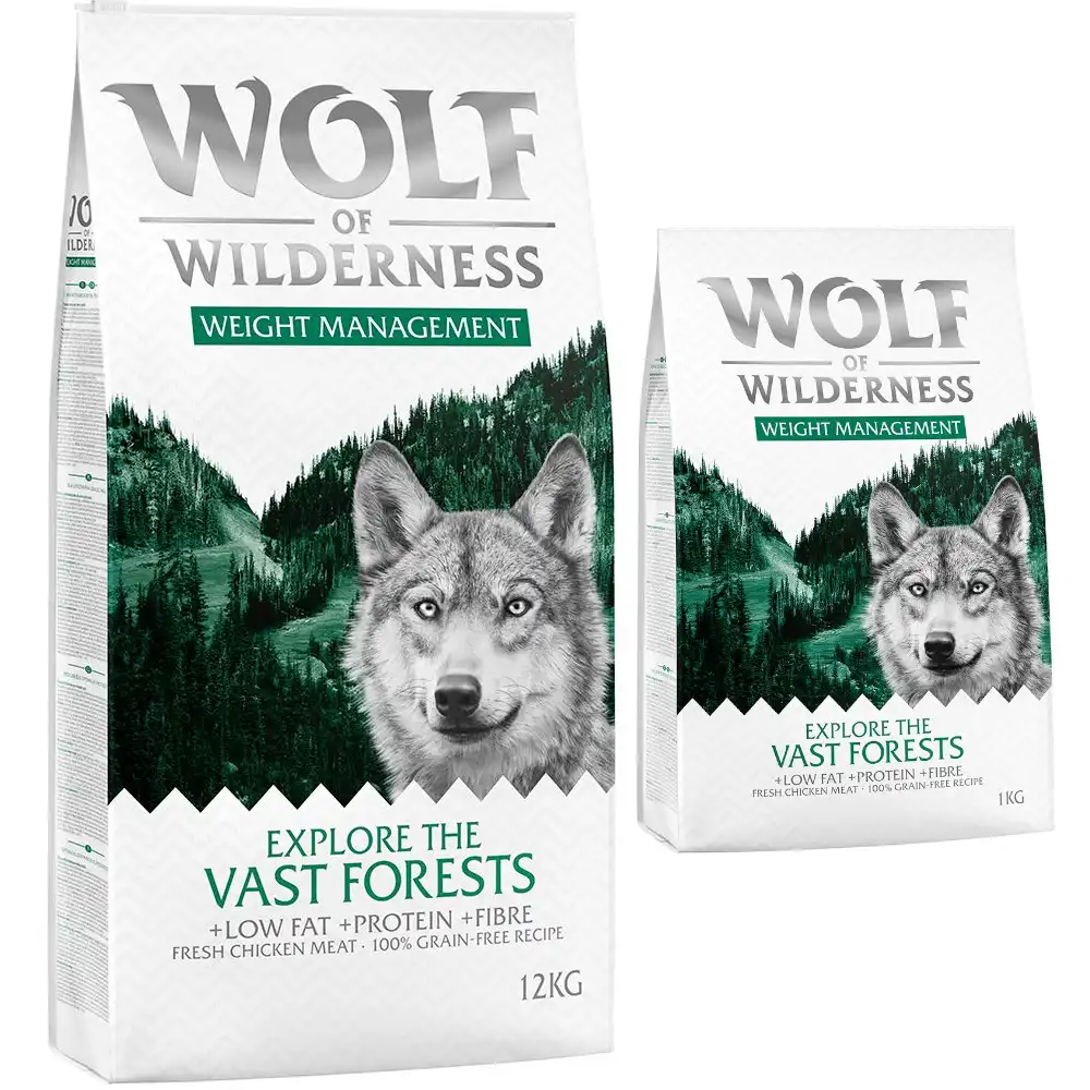 Wolf of Wilderness Explore The Vast Forests Weight Management - 12 kg