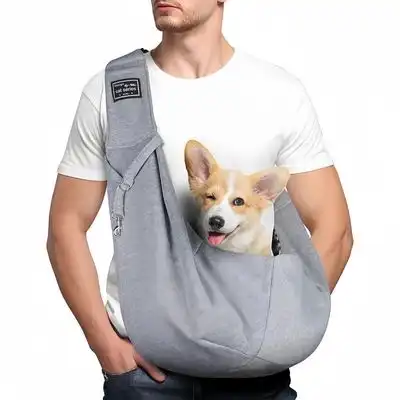 ZooVenture Bolsa de transporte ajustable para perros y gatos hasta 7,5 kg - Gris - Zooventure - Comparador de precios
