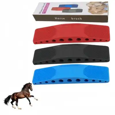 ZooVenture Cepillo 6 en 1 para el aseo y masaje de caballos - 3 piezas - Zooventure - Comparador de precios