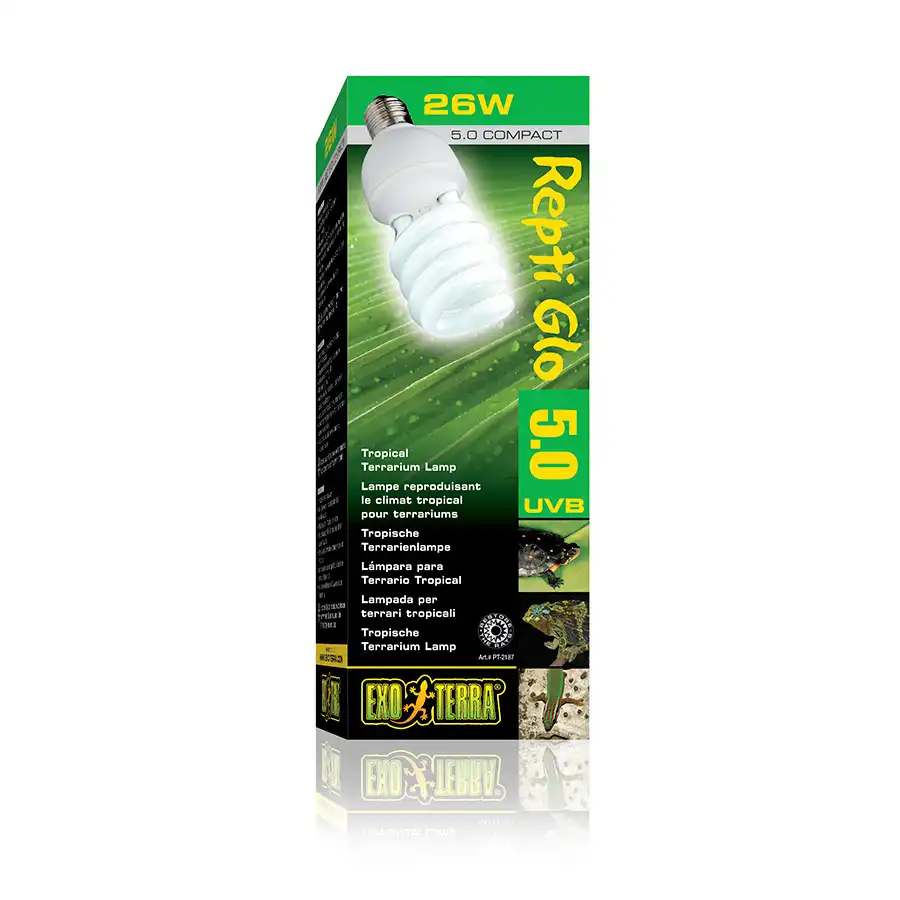 Lámpara para terrarios de bajo consumo UVB 100 5.0 Exo Terra 26 W - Exoterra - Comparador de precios