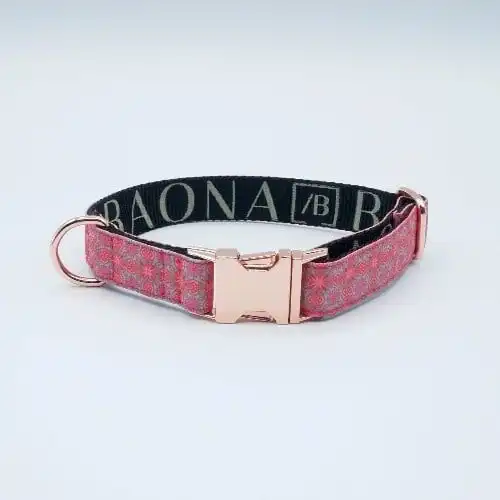 Baona collar haina de nylon reciclado rosa para perros - Baona - Comparador de precios