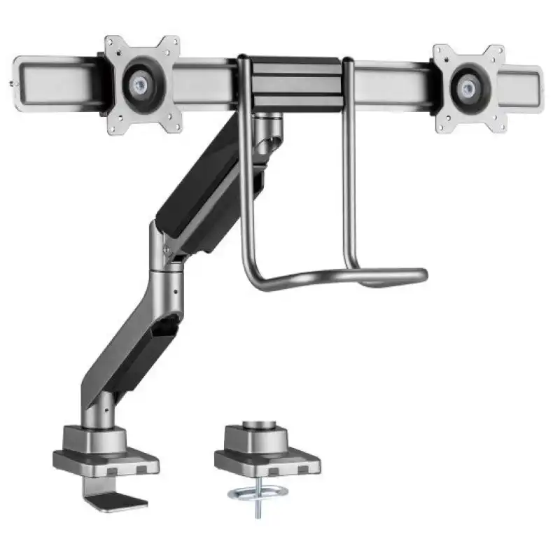 Equip 650161 Soporte de Mesa 2 Pantallas 17"-32" VESA 100x100mm 9KG Negro